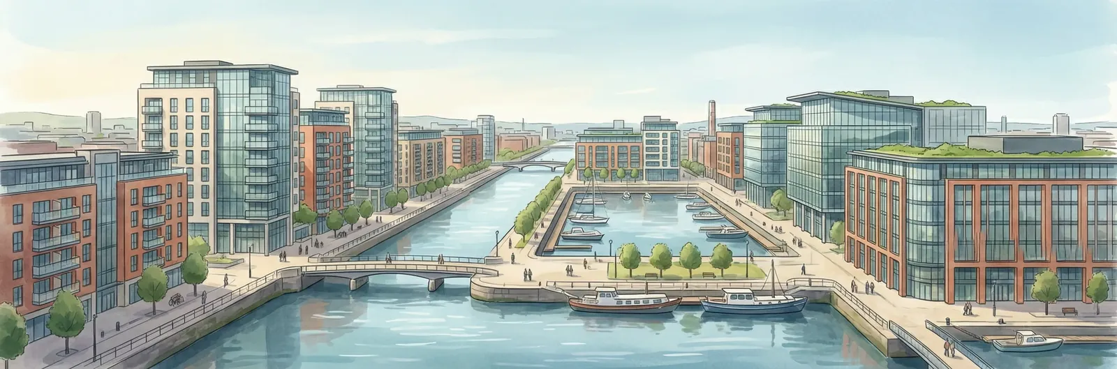 North Wall, Dublin 1 streetscape