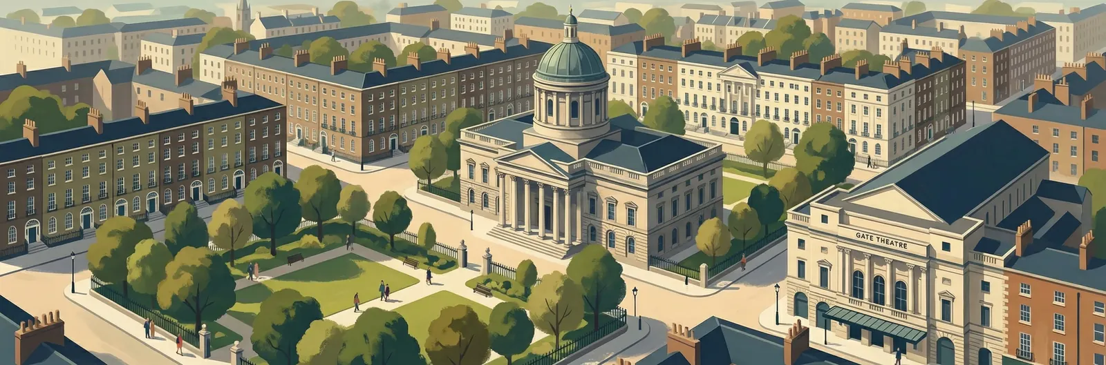 Rotunda, Dublin 1 streetscape