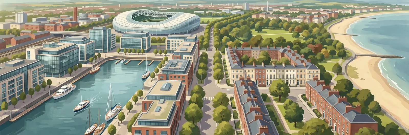 Charlottes Quay Dock, Dublin 4 streetscape