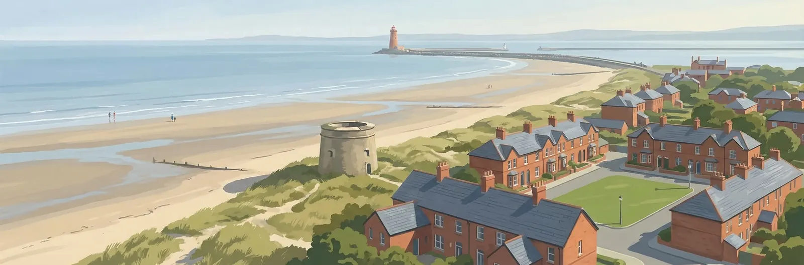 Sandymount, Dublin 4 streetscape