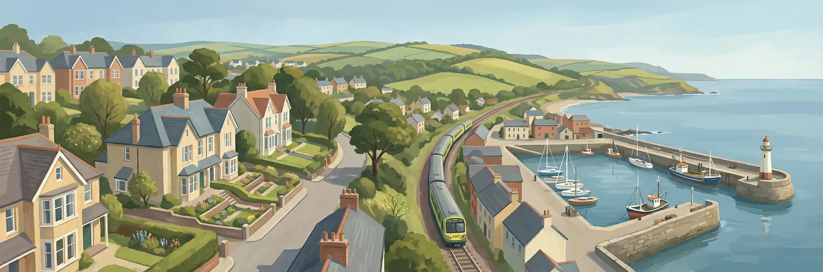 Ballinclea, Dún Laoghaire–Rathdown streetscape