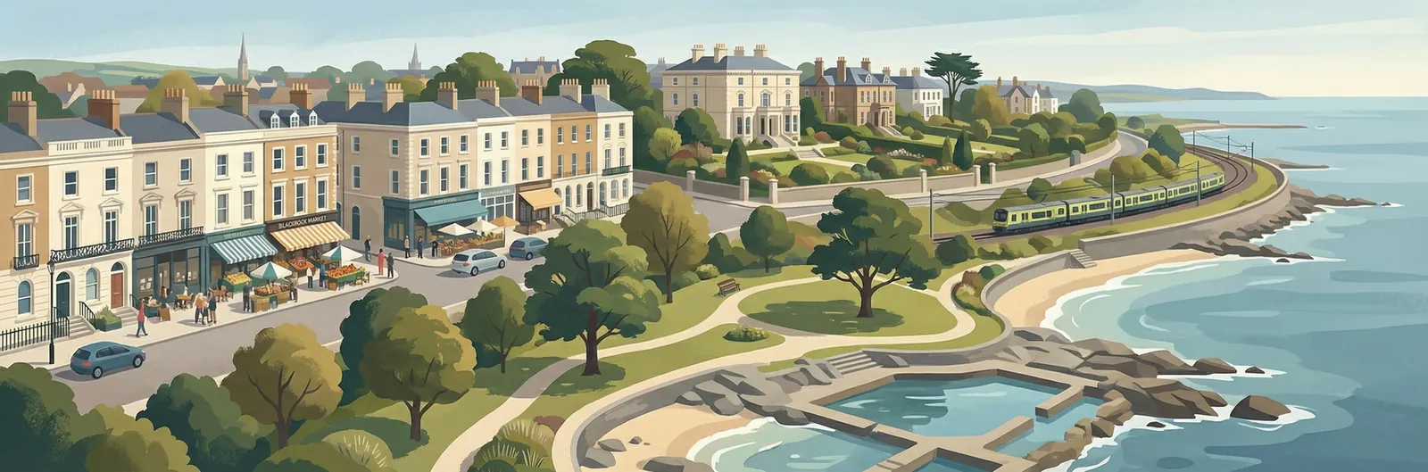 Blackrock, Dún Laoghaire–Rathdown streetscape