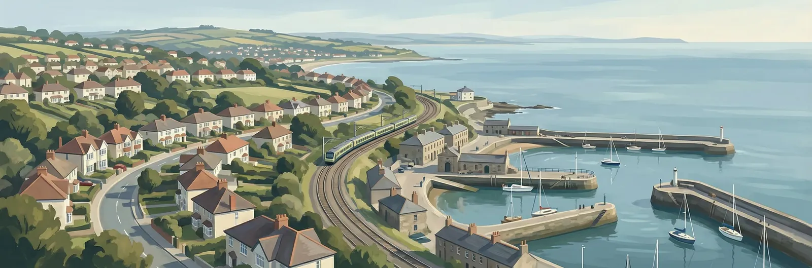 Blackthorn, Dún Laoghaire–Rathdown streetscape