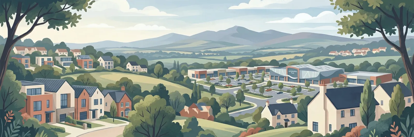 Carrickmines Little, Dún Laoghaire–Rathdown streetscape