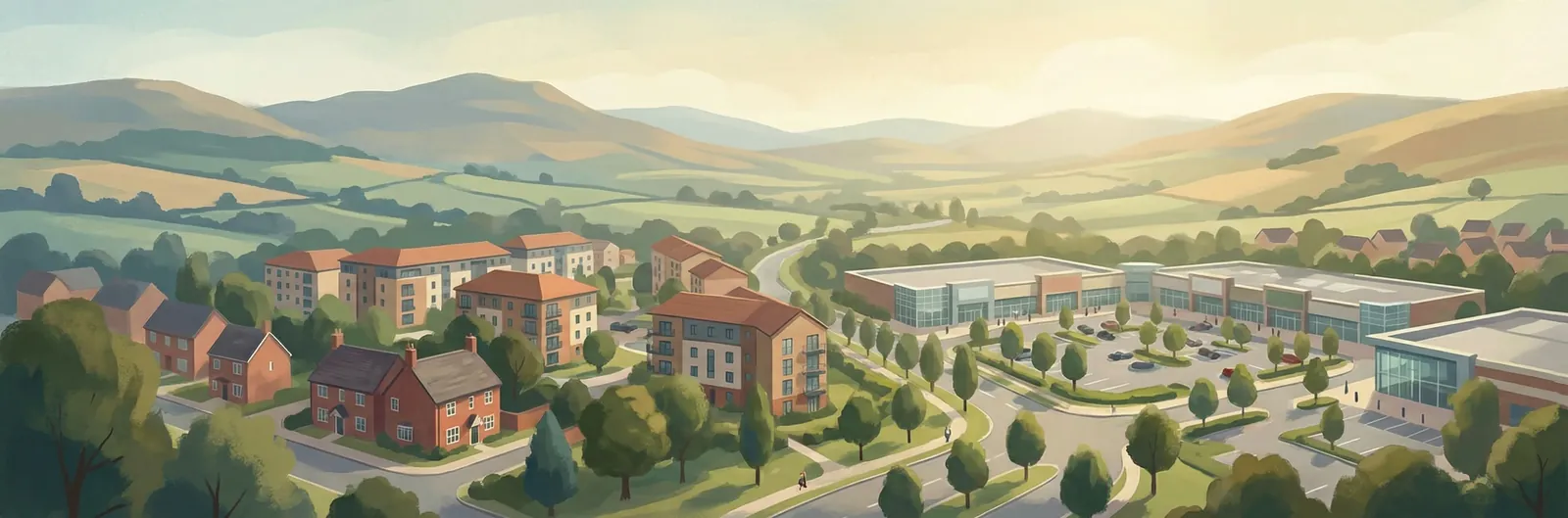 Carrickmines, Dún Laoghaire–Rathdown streetscape