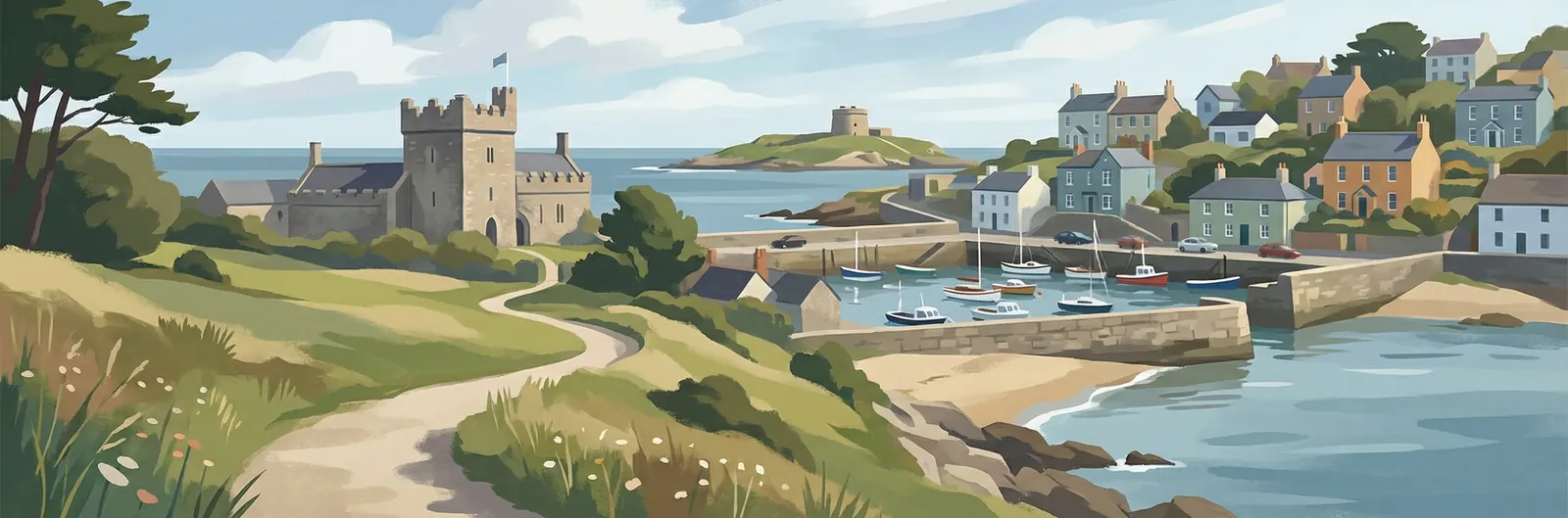 Dalkey Commons, Dún Laoghaire–Rathdown streetscape