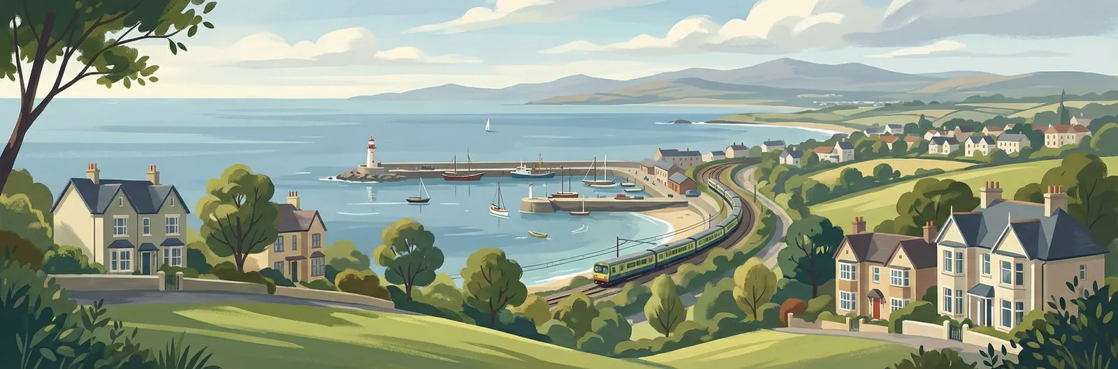 Kilbogget, Dún Laoghaire–Rathdown streetscape