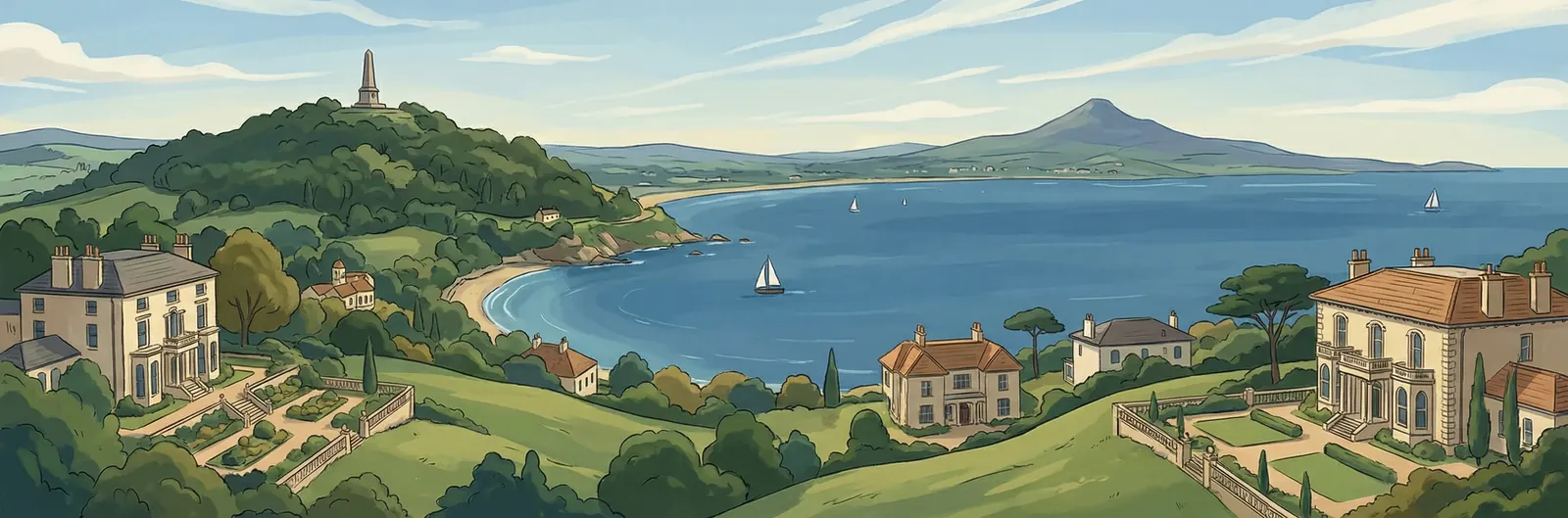 Killiney, Dún Laoghaire–Rathdown streetscape