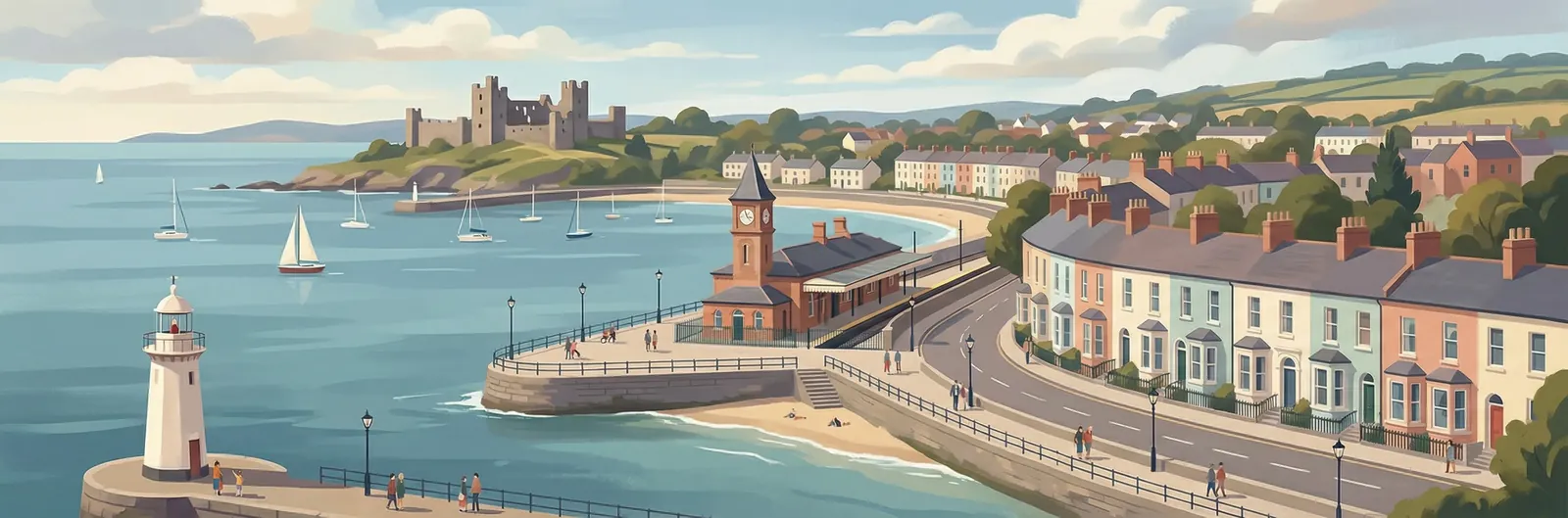 Monkstown, Dún Laoghaire–Rathdown streetscape