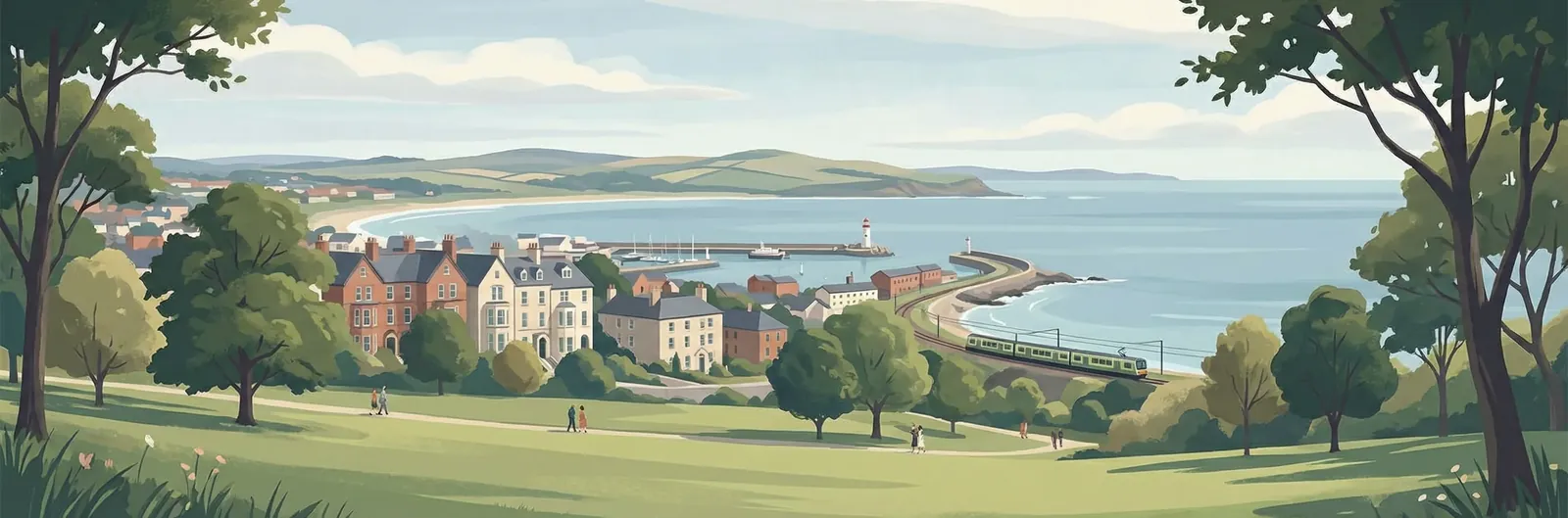 Saint Augustine's Park, Dún Laoghaire–Rathdown streetscape