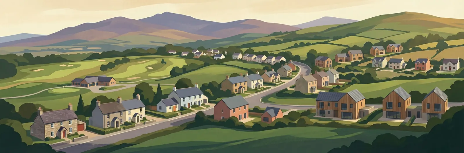 Stepaside, Dún Laoghaire–Rathdown streetscape