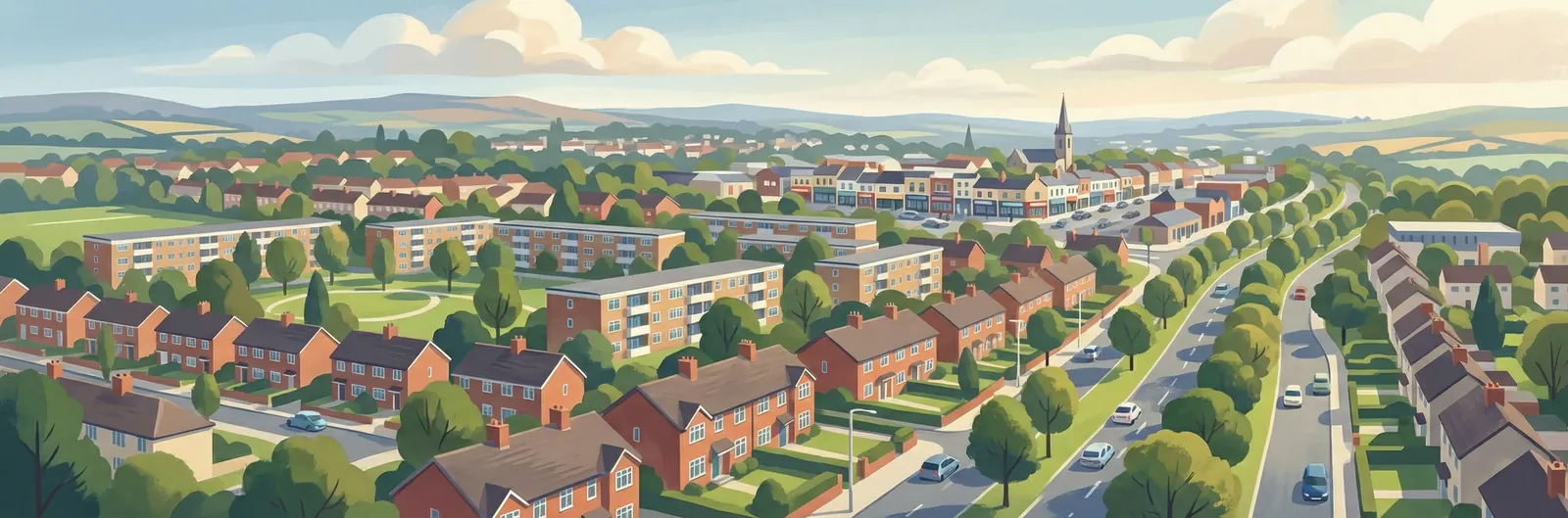 Stillorgan, Dún Laoghaire–Rathdown streetscape