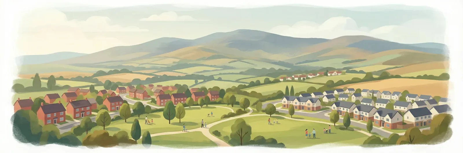 Ballycullen, South Dublin streetscape