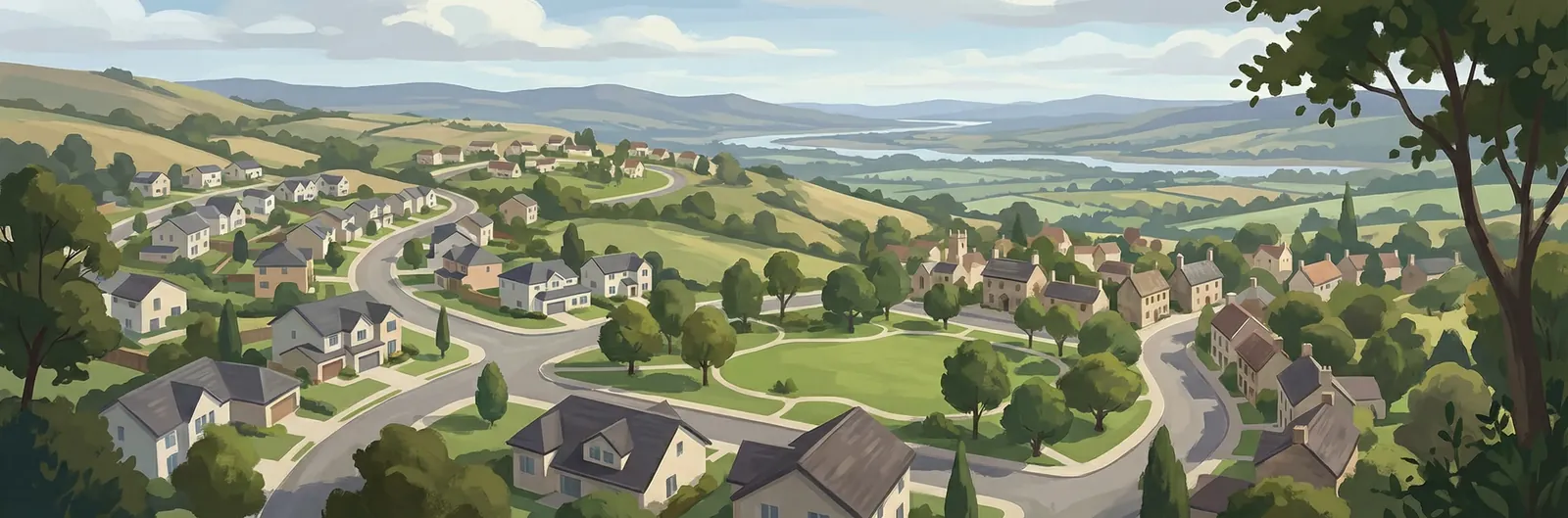 Ballyowen, South Dublin streetscape