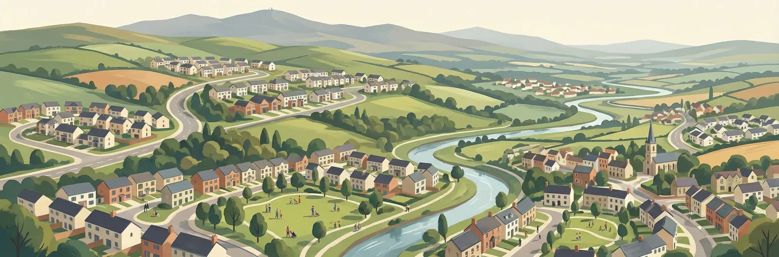 Cappagh, South Dublin streetscape