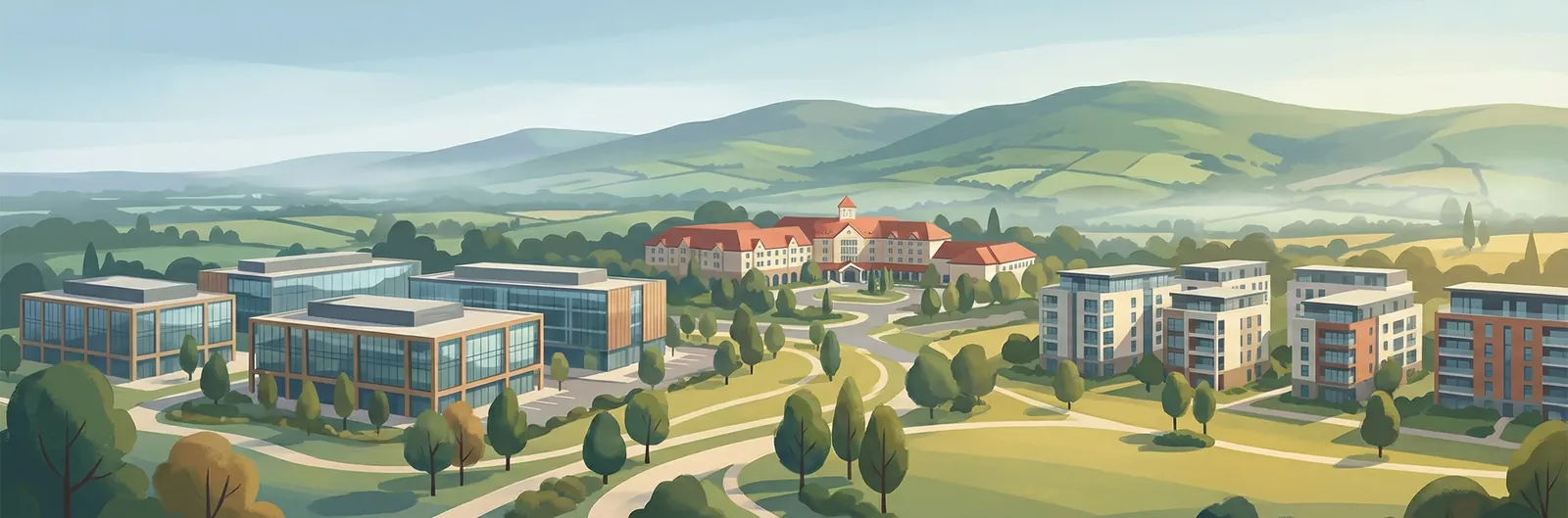 Citywest, South Dublin streetscape