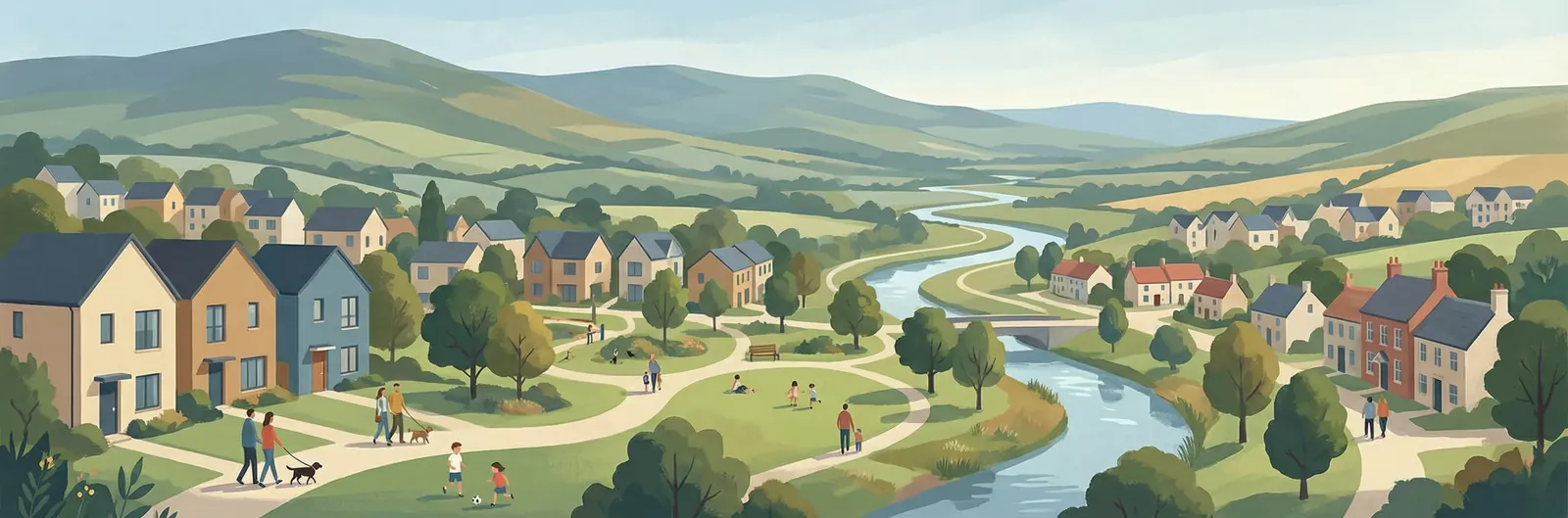 Deansrath, South Dublin streetscape