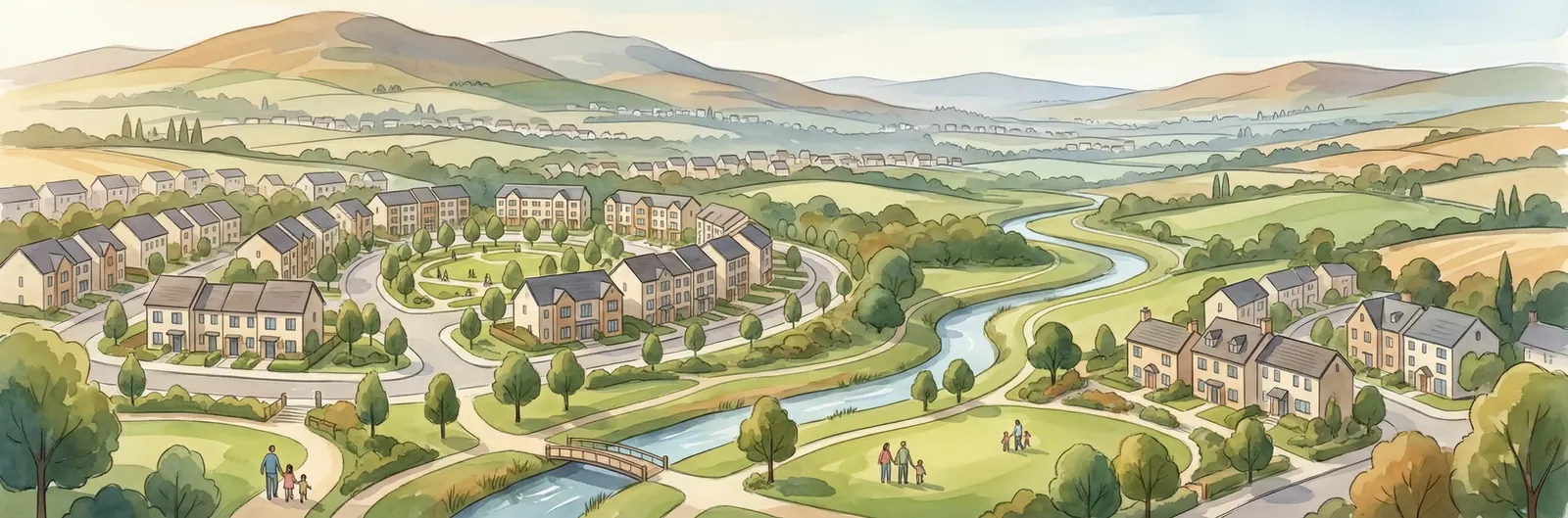 Esker South, South Dublin streetscape