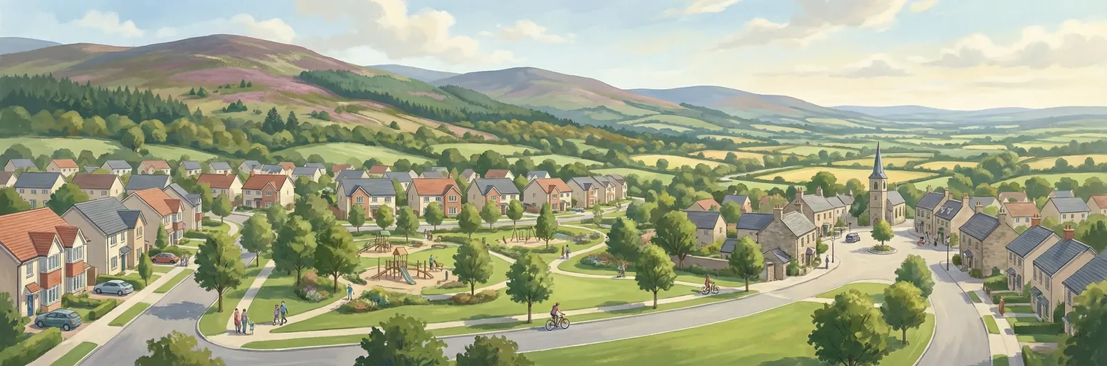 Finnstown, South Dublin streetscape