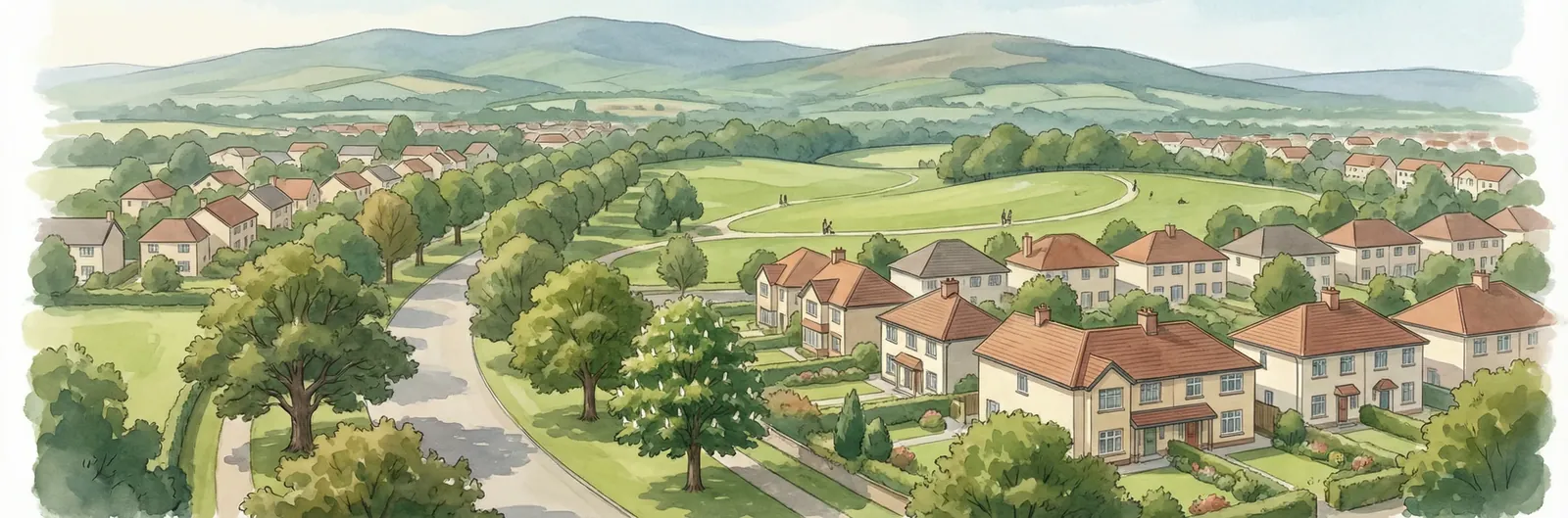 Knocklyon, South Dublin streetscape