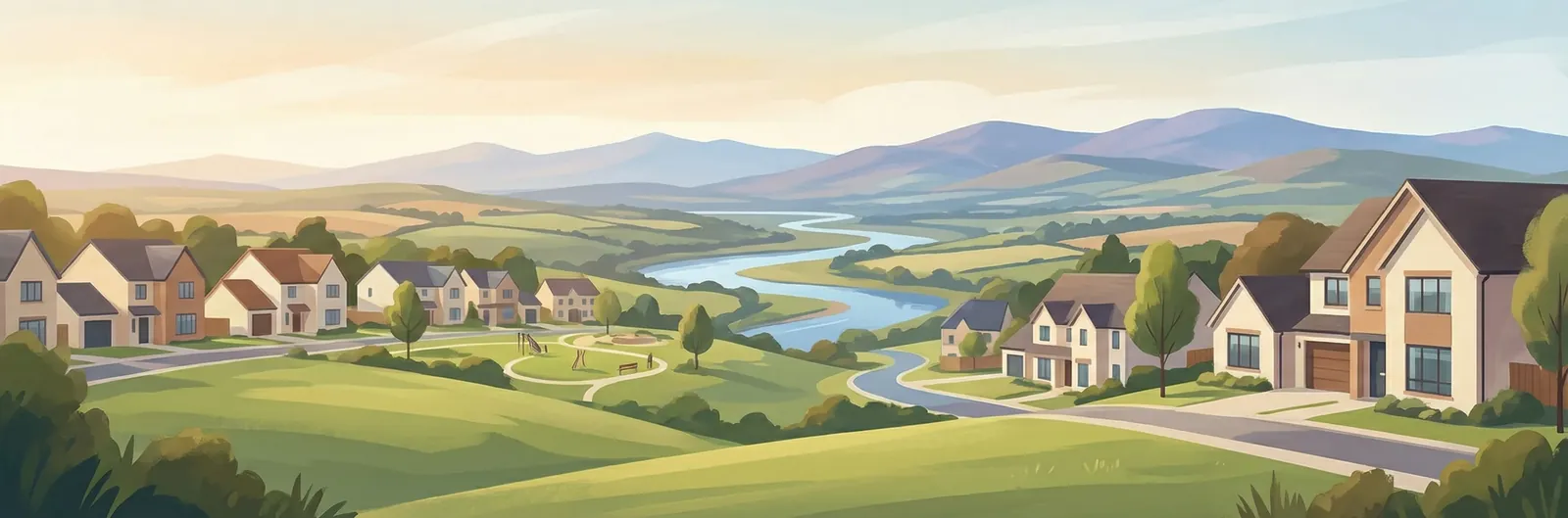 Laraghcon, South Dublin streetscape