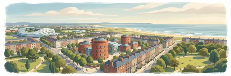 The Gasworks streetscape