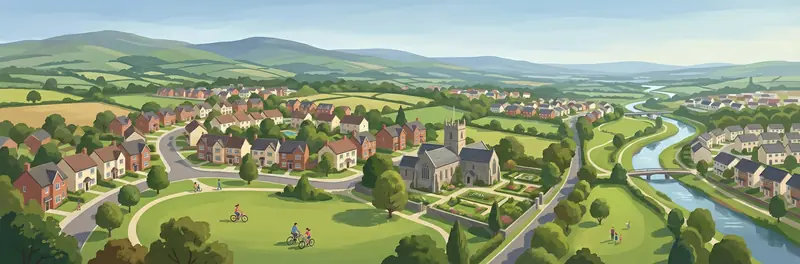 Finnstown Abbey streetscape