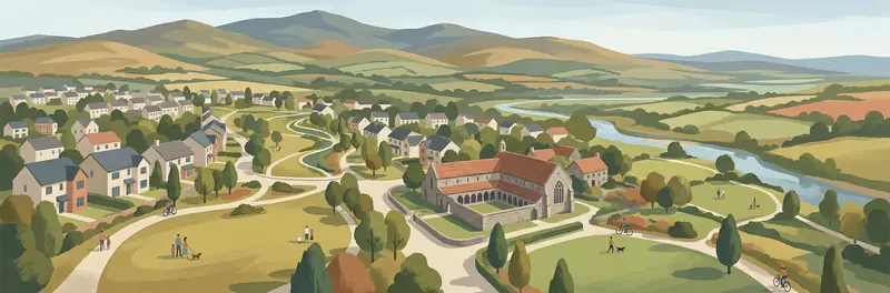 Finnstown Cloisters streetscape