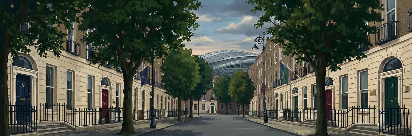 Dublin 4 streetscape