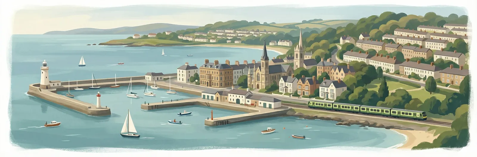 Dún Laoghaire–Rathdown streetscape